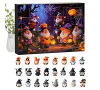 Compte à Rebours Gnome Halloween 24 Jours De Pendentifs Effrayants
