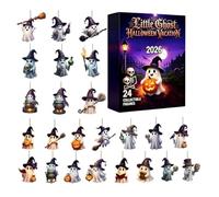 Compte à Rebours Halloween Fantôme Ornement Décorations Fantômes en | Calendrier Figurines d'Halloween Pour Garçons Filles Fête Automne Maison Hantée UN