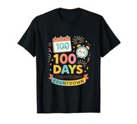 Compte à rebours jusqu'à 100 Jours de célébration Scolaire Mignonne T-Shirt