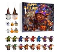 Compte à rebours jusqu'à la décoration d'Halloween | Boîte de compte à rebours d'Halloween avec pendentif en acrylique, accessoires de décoration d'intérieur pour sac à dos, cartable, trousse à