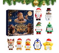 Compte à rebours jusqu'à Noël 9 figurines de bureau
