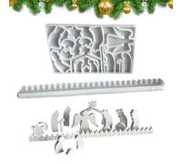 Compte à rebours jusqu'à Noël - Calendrier de l'Avent - Moule en silicone - Moules de Noël en résine - Compte à rebours jusqu'à Noël - Décoration de bureau - Moules époxy - Moules en résine