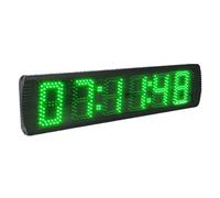 Compte à rebours LED extérieur, horloge électronique programmable, affichage 7 segments, 6 chiffres, 12,7 cm (5 pouces) Utilisation multiscénario(Green timer)