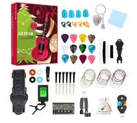 Compte À Rebours Médiator De Guitare Kit accessoires guitare acoustique | Calendrier Musical 24 Jours Pour Adultes, Adolescents, Jouer, Pratiquer, Fête, Scène, Studio, Leçon, Groupe, Concert