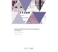 Compte définitif des recettes et des dépenses de l'exercice - Sénégal - Hachette Bnf - broché - Livre