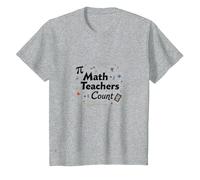 Compte des Enseignants de mathématiques : Cadeau d'appréciation des éducateurs T-Shirt, Enfant, Gris Chiné, 4 Ans