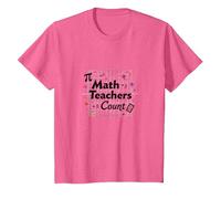 Compte des Enseignants de mathématiques : Cadeau d'appréciation des éducateurs T-Shirt, Enfant, Rose chiné, 4 Ans
