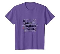 Compte des Enseignants de mathématiques : Cadeau d'appréciation des éducateurs T-Shirt, Enfant, Violet chiné, 4 Ans