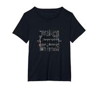 Compte des Enseignants de mathématiques : Cadeau d'appréciation des éducateurs T-Shirt, Femme Grandes Tailles, Noir, 6X