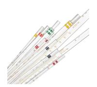 compte-gouttes en verre, compte-gouttes de laboratoire, Pipette compte-gouttes graduée en verre 0,1-50 ml(15ml)