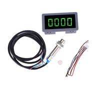 Compte-tours moteur industriel tachymètre LED 4 chiffres capteur Hall NPN for applications industrielles