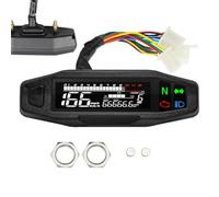 Compte-tours Moto Numérique - Écran LCD, Jauge Électronique | Instrument Multifonction Compact, Indicateur De Rapport Engagé durablle Au Design Moderne Pour Les Motards
