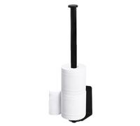 COMPTENDRE PROPOS PROPE-TOWN - STRONG FORTH LOAD RORD RORD CROCK | Support en papier noir en métal en acier inoxydable | Porte-roulis de cuisine mural multifonctionnel | Noisette sans drille string po