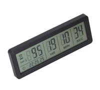 Compter Les Jours de Compte à Rebours, jusqu'à 999 Jours de Minuterie Numérique LCD, Facile à Définir et à Lire Le Décompte Réutilisable pour la Retraite, Le Mariage, Les (Black)