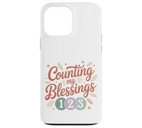 Compter Mes bénédictions 1 2 3 Coque pour iPhone 13 Pro Max