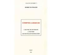 Comptes A Rebours L'œuvre de Huysmans à travers les nouvelles technologies - Hubert De Phalèse - Nizet - broché - Livre