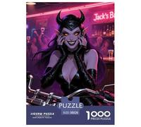 Comptes de Vampires 1000 Pieces Puzzle Halloween Puzzles pour AdultesJeu The Art of Colour pour La Décoration De La Maison Le Cadeau Parfait pour La Famille Et Les Amis Jouets Défi 38x26cm/1000pcs