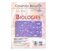 Comptes rendus academie des sciences biologies tome 327 fasc - Collectif - Lavoisier Industrie - broché - Livre