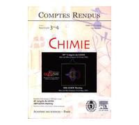 Comptes rendus academie des sciences chimie tome 7 fasc 34 m - Collectif - Lavoisier Industrie - broché - Livre