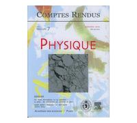 Comptes rendus academie des sciences physique tome 5 fasc 7 - Collectif - Lavoisier Industrie - broché - Livre