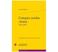 Comptes Rendus Choisis (1950-1980)