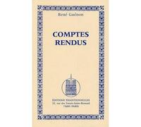 COMPTESRENDUS RENé GUENON - René Guénon - Traditionnelles Eds - broché - Essai