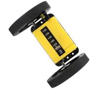 Compteur à traction manuelle pour tissu et cuir | Affichage à 6 chiffres, mécanisme de précision, idéal pour le tissage, la teinture et le travail du cuir