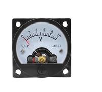 Compteur analogique de tension, carré 45x45mm DC 10V 15V 20V 25V 30V 50V 100V SO45(10V)