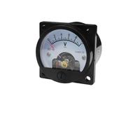 Compteur analogique de tension, carré 45x45mm, DC 10V 15V 20V 25V 30V 50V 100V SO45-V