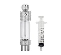 Compteur Bulles, Régulateur CO2 pour Aquarium Accessoires Pompe à Air en Alliage D'aluminium pour Aquarium Planté, Mesure du Dioxyde Carbone