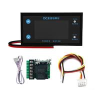 Compteur CC numérique voltmètre ampèremètre écran LCD étalonnage réglable testeur électronique avec câble terminal à 4 broches pour la gestion des tests électroniques d'équipement (paquet de B)