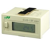 Compteur CLG-13T-24V : électronique Autonomie Plage LCD : 0-99999,9h