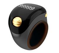 Compteur Clicker - Bague Compteur à 5 chiffres, Compteur portable de Numéros à Clicker, Instrument numérique portable pour comptage de prières, Tasbeeh numérique rotatif pour méditazion