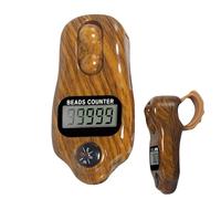 Compteur Clicker | Discours numérique portable réglable - | Outil de comptage électrique des doigts pour hommes et femmes | Idéal pour les prières Stress Relief Méditation Sport Yoga Activités de