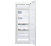 Compteur complet de diviseur de montage Hager 5 rangées VU60NC Connexion prête câblage avec bornier Montage ABB 1 x FI 4 pôles 24x LS B16A