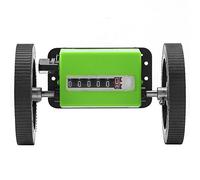 Compteur compteur, Compteur à rouleaux, Compteur de Longueur Mécanique Roulant 6 Mètres avec Roulette pour Mesurer le textile, Impression, Cuir artificiel