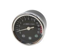 Compteur Compteur de vitesse et odomètre pour moto, double odomètre, tachymètre, indicateur de groupe, compatible avec les motos EN, DC 12 V Moto Jauge(D)