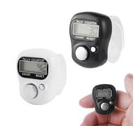 Compteur, Compteur Manuel, 2 Pièces Compteur Digital, Compteur Numérique, Compteur Electronique, Compteur électronique, Compteur Numeration, Compte-Rangs, Compte Rang Tricot (2 Couleurs)