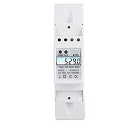 Compteur d’énergie DDS529L 1 phase 230V avec affichage LCD intelligent 2P montage rail DIN 35mm - Lecture précise et simple, boîtier ignifuge sécurisé pour habitation et bâtiment