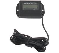 Compteur d’heures (power meter) digital avec fonction compte-tours - Dimensions : L: 54mm - l: 32mm - H: 15,5mm