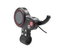 Compteur d'accélérateur de Tableau de Bord à écran LCD LH100 24V-60V for Scooter électrique for Ku-Goo Ebike, Accessoires de Compteur de Vitesse à Affichage LCD (5 Broches)