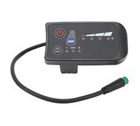 Compteur D'affichage de Puissance de Vélo électrique, Jauge de Vitesse de Vélo, Interface étanche à 5 Broches, Boîtier ABS, Panneau D'affichage LED, Prise Mâle, Ordinateurs de