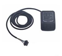 Compteur d'affichage électrique pour vélo 48 V avec indicateur d'alimentation LED, état de la vitesse et de la lampe pour scooter électrique et Pedelecs - Protocole UART 9600 Baud, boîtier ABS IPX4