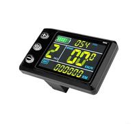 Compteur d'affichage LCD pour vélo électrique, 176 mm, connecteur étanche à 5 broches, compteur de vitesse, compteur kilométrique avec indicateur de batterie, pour kit de conversion de vélo électrique