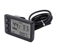Compteur D'affichage LCD pour Vélo électrique, 24V 36V 48V S866 Panneau D'affichage LCD pour Vélo électrique avec Prise SM