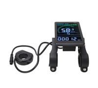 Compteur d'affichage LCD pour vélo électrique, panneau de commande étanche ABS avec câble à 6 broches pour vélos électriques 24V 36V 48V 60V, écran clair, surveillance de la