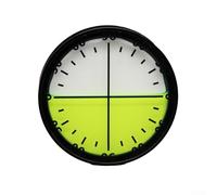 Compteur d'angle en aluminium 60 x 10 mm de précision pour niveau à bulle 0-90 degrés, outil de nivellement compact pour le travail du bois, l'alignement des machines et les meubles (noir et vert)