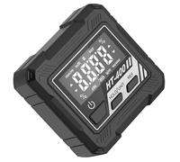 Compteur d'angle numérique ABS 4 x 90° - Affichage rétroéclairé par LED - Poignées de montage attrayantes - Action gratuite pour les entreprises de construction - Observateur d'angle numérique de