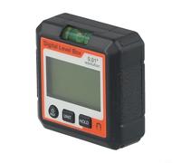 Compteur d'angle numérique Gdfnmogo avec base, rapporteur électronique inclinomètre pour le travail du bois et l'ingénierie, outil de mesure d'angle en ABS avec verrouillage de données, (D)