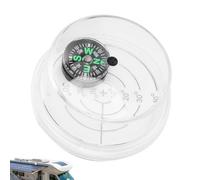 Compteur d'angle solaire d'extérieur transparent - Guide d'angle solaire étanche | Tracker de panneau solaire | Système de suivi solaire avec boussole | Guide de recherche d'angle solaire pour